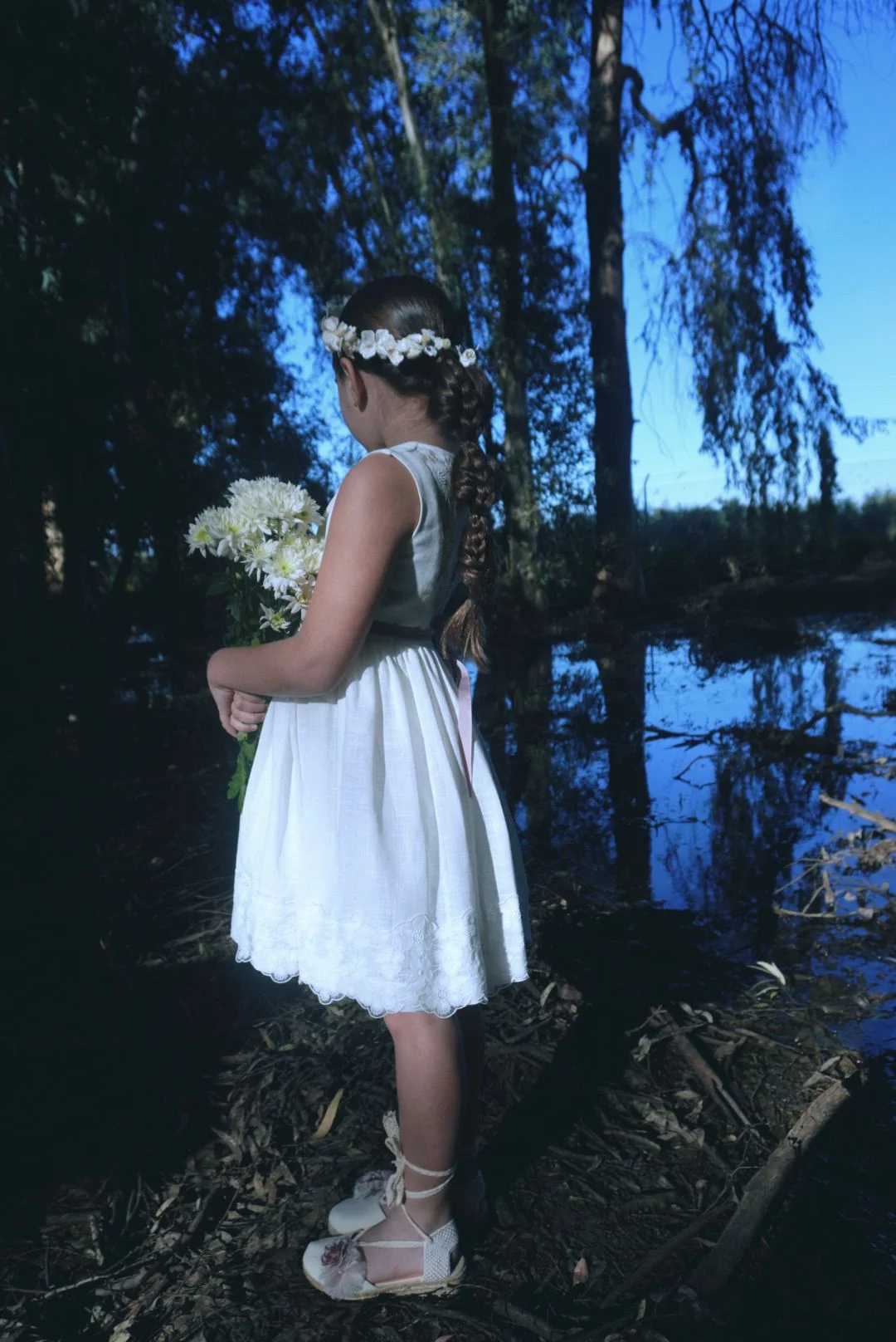 Fotografía artística de embarazo con luz natural