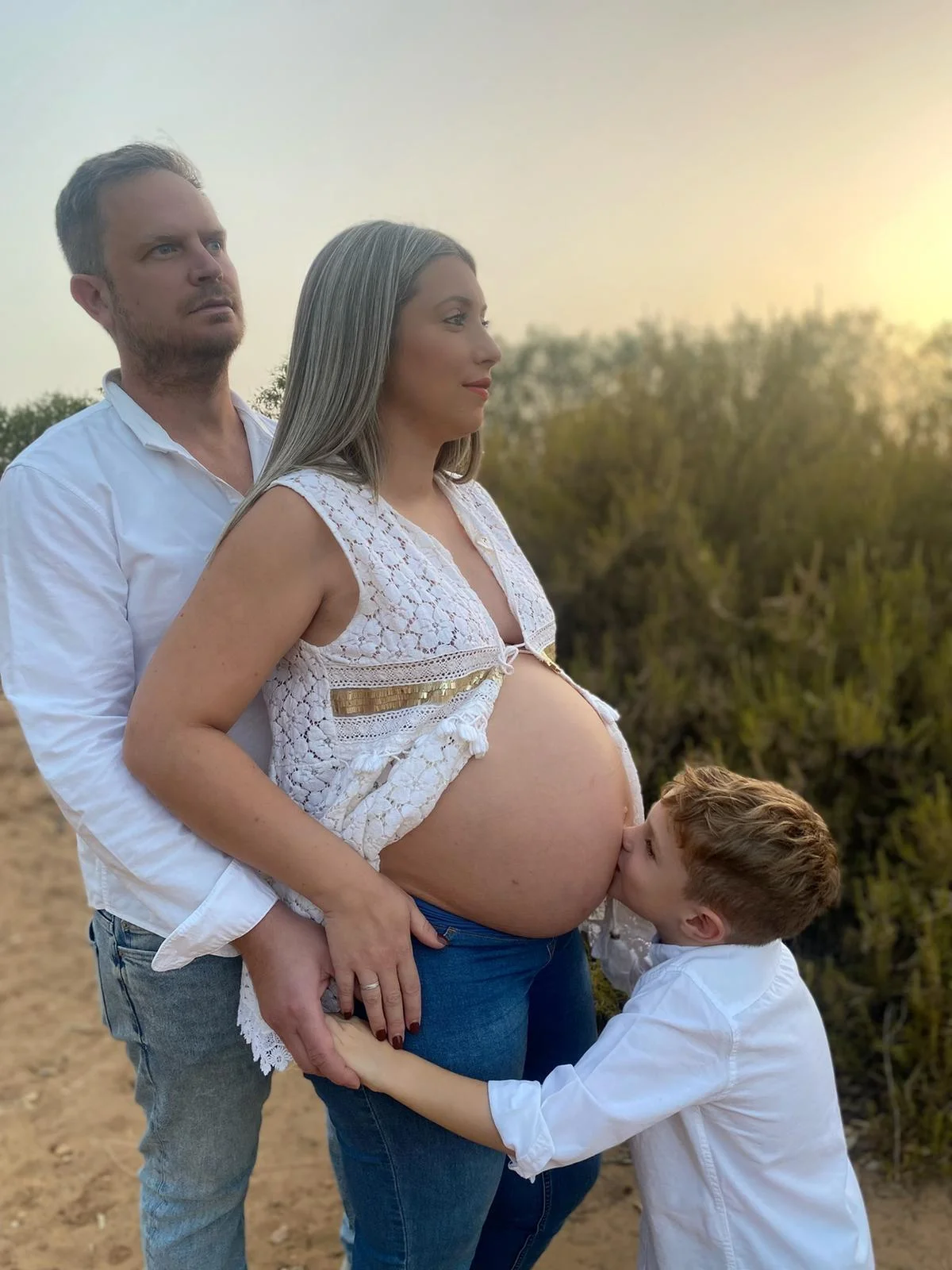 Fotografía maternidad embarazo semana 32