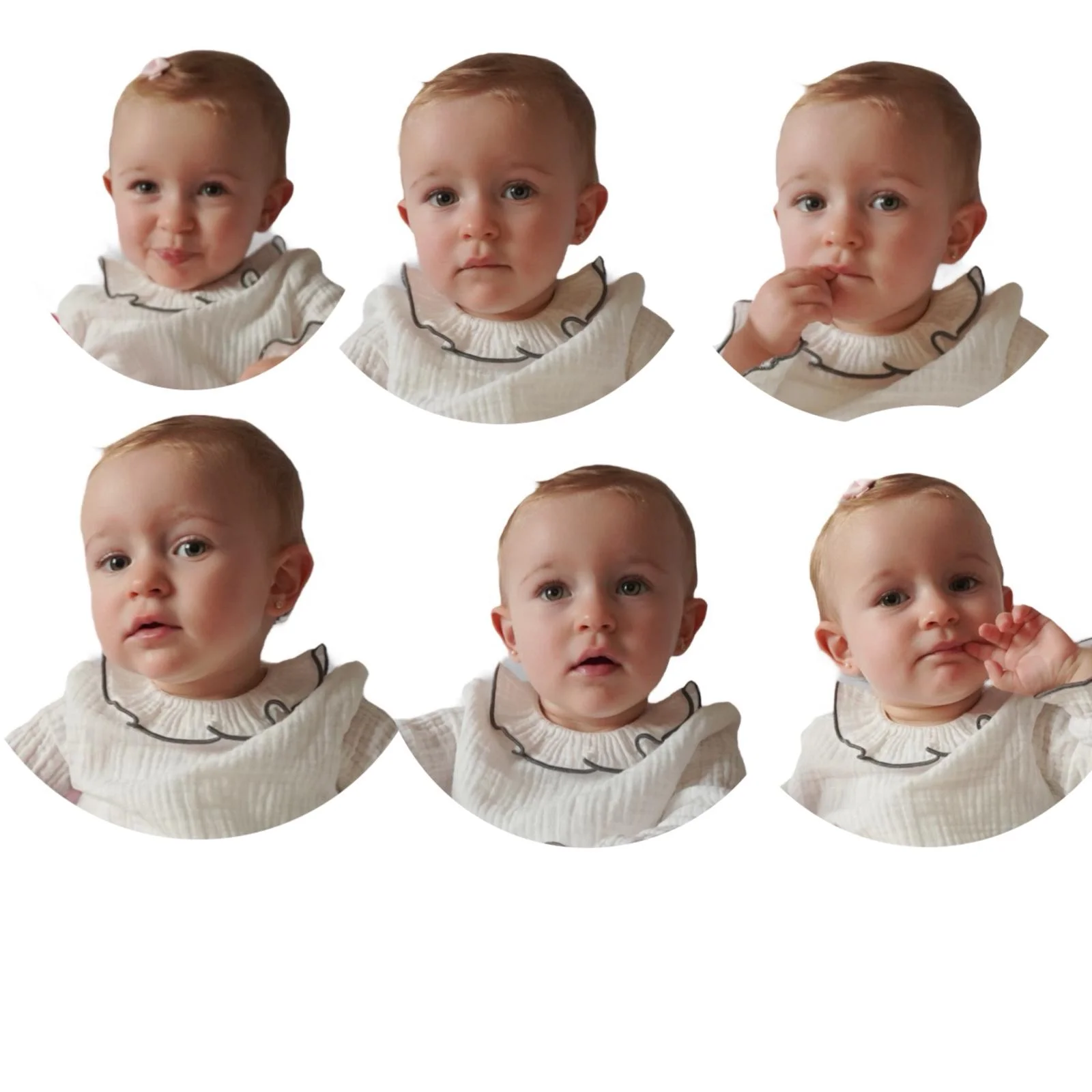 Sesión newborn bebé dormido con accesorios