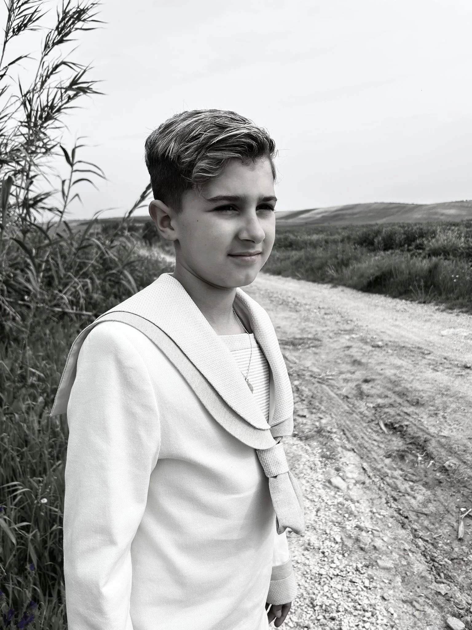 Retrato infantil niño sesión fotográfica